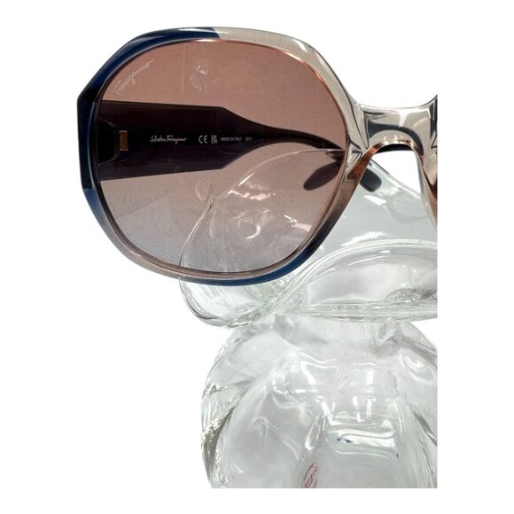 Ferragamo Designer Blue Gradient Sunglasses SF943S - Picture 8 of 10